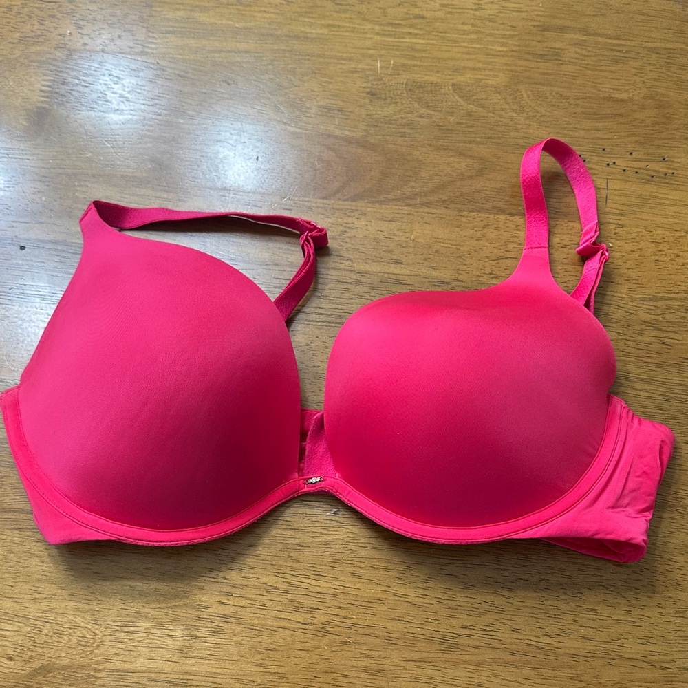 Victoria's Secret Hot Pink Padded T-Shirt Bra